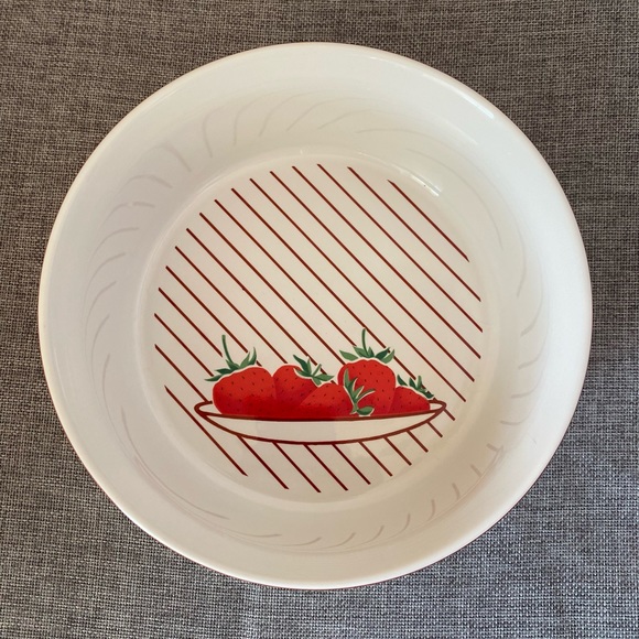 Mikasa Other - Mikasa Fresh Fruit Strawberries Bake & Serve Soufflé Dish. 1980’s